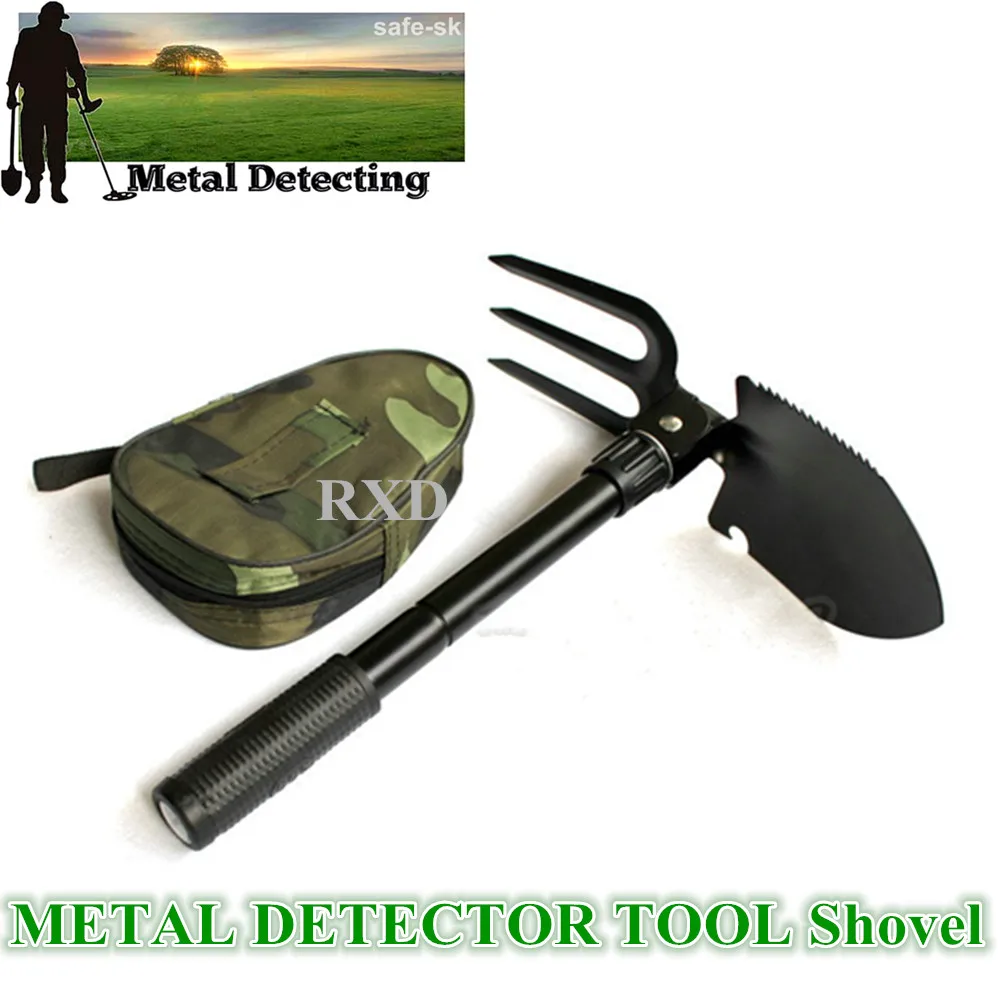 metal detector KIT tools gold finder multi function shovel Military