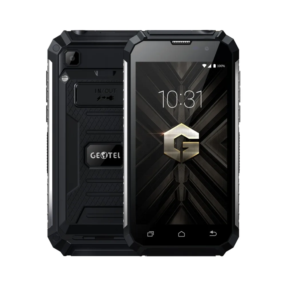 Geotel G1 смартфон с 5 дюймовым дисплеем четырёхъядерным процессором MTK6580A ОЗУ 2 Гб ПЗУ