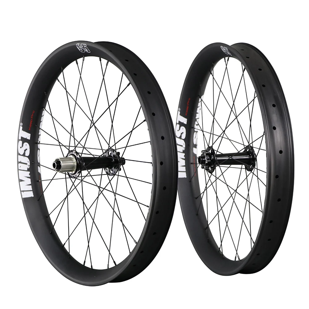 Buy 665 carbon fat bike wheels 26er clincher and