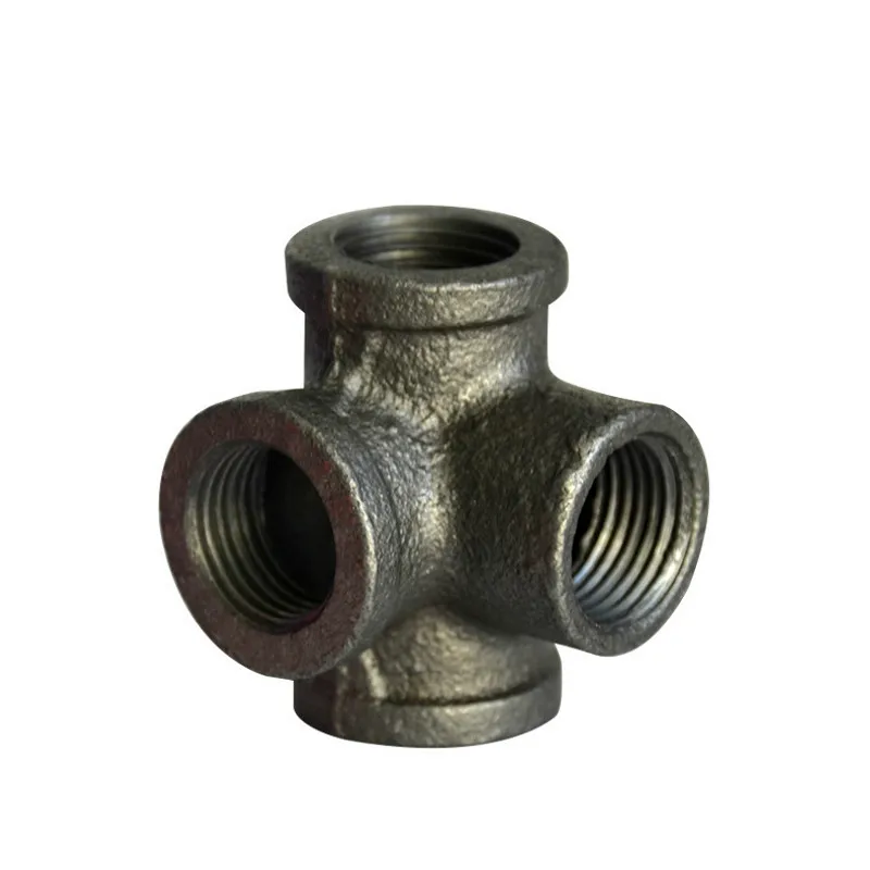 

DN15 DN20 DN25 Four Way Pipe Fitting Black Malleable Iron Side Outlet Elbow Industrial Cast Iron Tee Corner Crafts Book Shelf