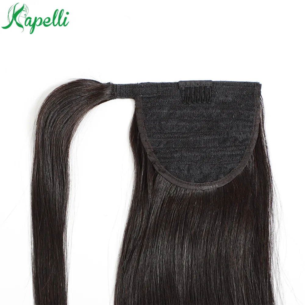 Натуральные длинные человеческие волосы на заколках, накладные человеческие волосы на заколках, прямые бразильские пряди Remy, 70 г-100 г