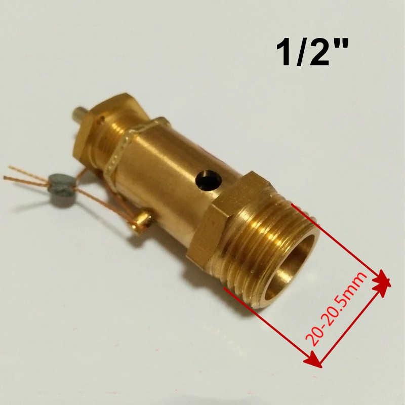1/" 3/8" 1/" предохранительный клапан с наружной резьбой DN8 DN15 вытяжной кольцевой клапан безопасности для воздушного компрессора винтовой машины котла
