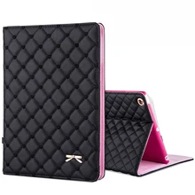 Модный чехол с бантом для iPad Air 2 Air 1, роскошный чехол-книжка с подставкой из искусственной кожи для iPad Mini 123 mini 4, Роскошный чехол с бантом