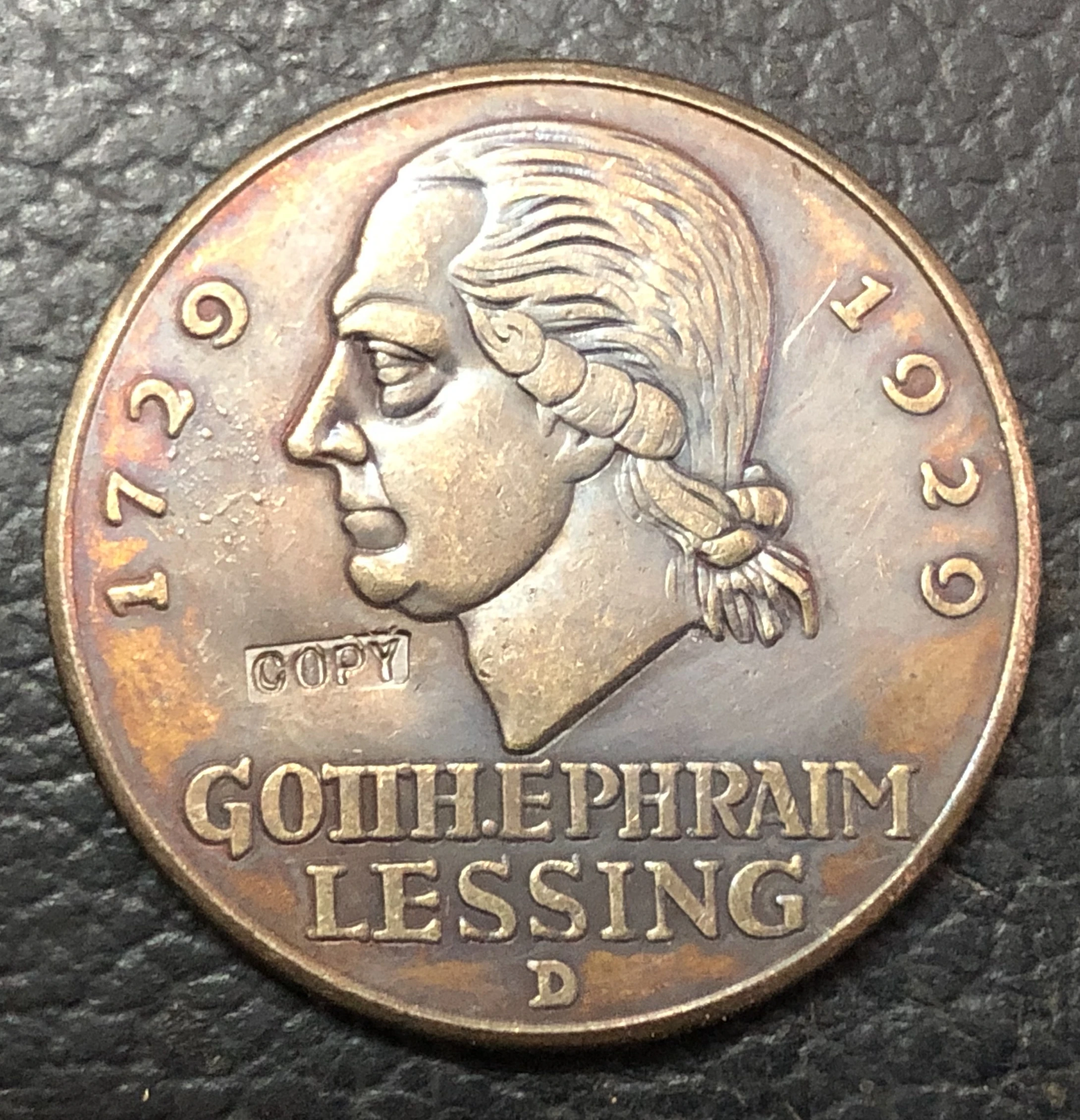 1929 Германия 3 Reichsmark Lessing