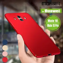 Huawei Коврики 10 Pro чехол Mofi роскошный матовый трудный Пластик 360 полный охват телефон сумка задняя Чехлы для huawei Коврики 10