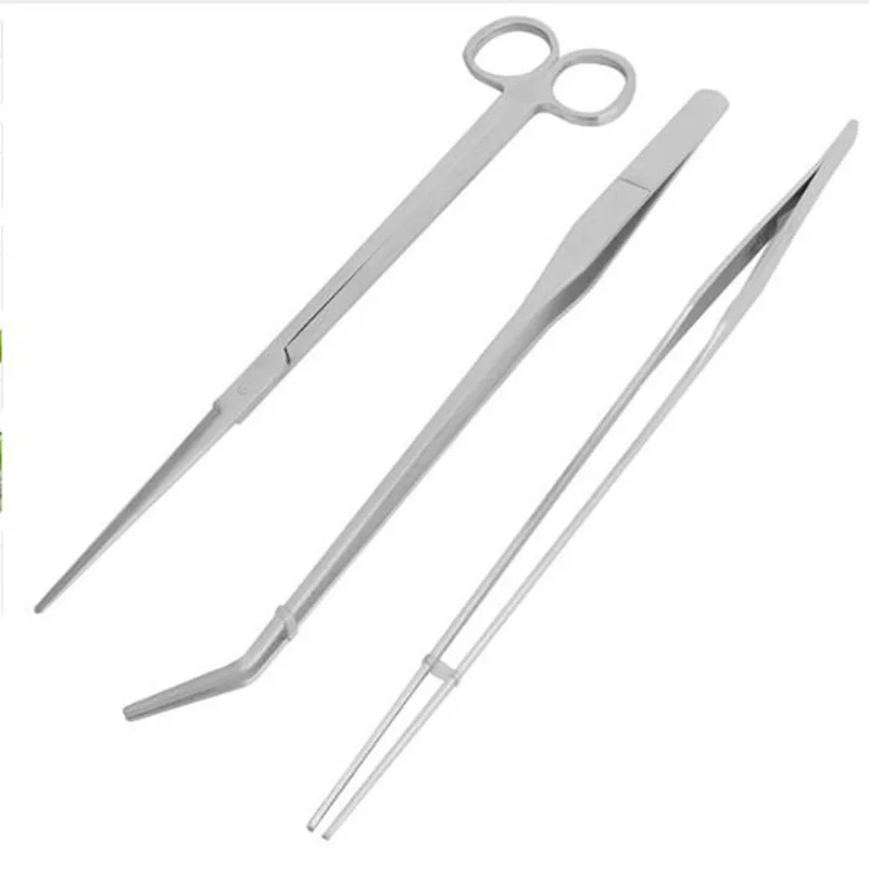 Professional Aquarium Maintenance Tools Kit Fish Tank Cleaner Tweezers Scissors For Live Plants Grass Fish Aquarium Accessories2