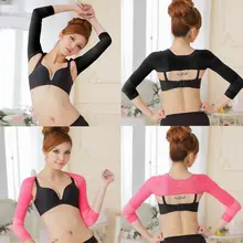 Женское Бесшовное Корректирующее белье для рук и бедра, облегающие верхние рукава, компрессионный Корректор осанки