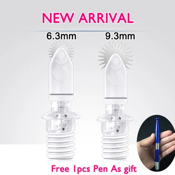 

New Arrvial Easy Coloring Eyebrow Roller Blades Needles Permanent Makeup Needles Blades 9.3mm &6.3mm for tattoo needles