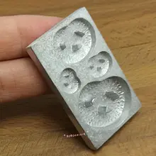 Кукольный домик Миниатюрный 1:12 игрушка кухня металлическая Серебряная форма для выпечки L4.7cm SPO495