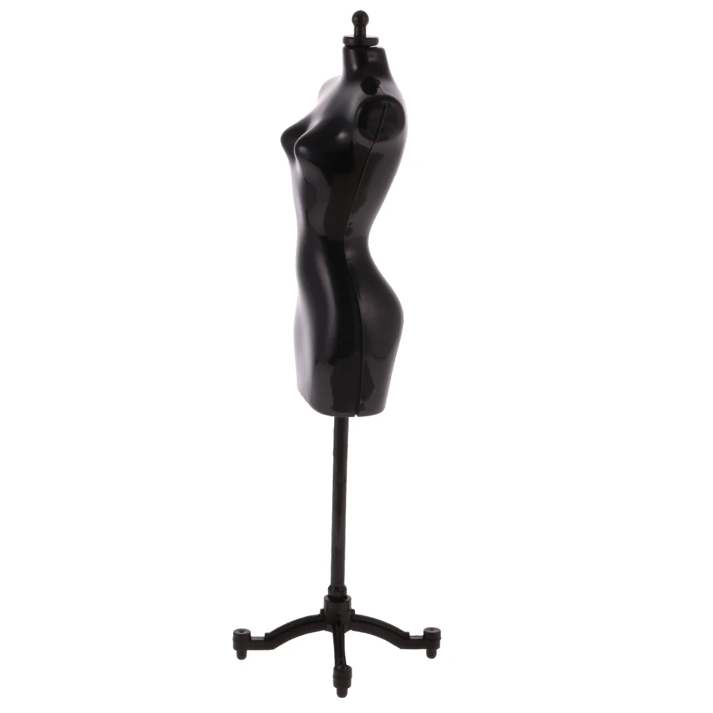 2 Pieces Display Holder Dress Clothes Mannequin Model Stand pretend play Furniture Toys  fits for 12inch dolls to display.