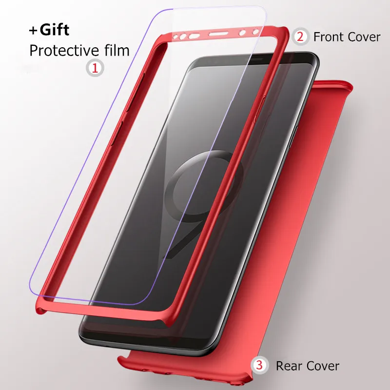 

Luxury PC Shockproof Cases For Samsung Galaxy S6 S7 edge Cover 360 Degree Protection Coque For Galaxy S8 S8 Plus J3 J5 2016 Capa
