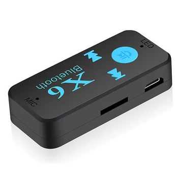 

3.5mm AUX Audio Jack Bluetooth 4.0 Receiver Stereo Adapter Support TF Card Read MIC Call For Car Speak Wireless Audio Adapter