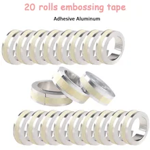 CIDY для сильной клейкая алюминиевая лента совместимый с Dymo 3D 35800 12 мм* 3,65 м тиснение этикетка Tapewriter для Dymo M1011