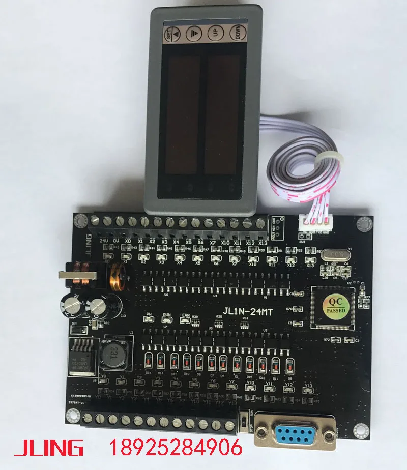 

PLC FX1N-24MT can directly drive solenoid valve 12 points into 12 points
