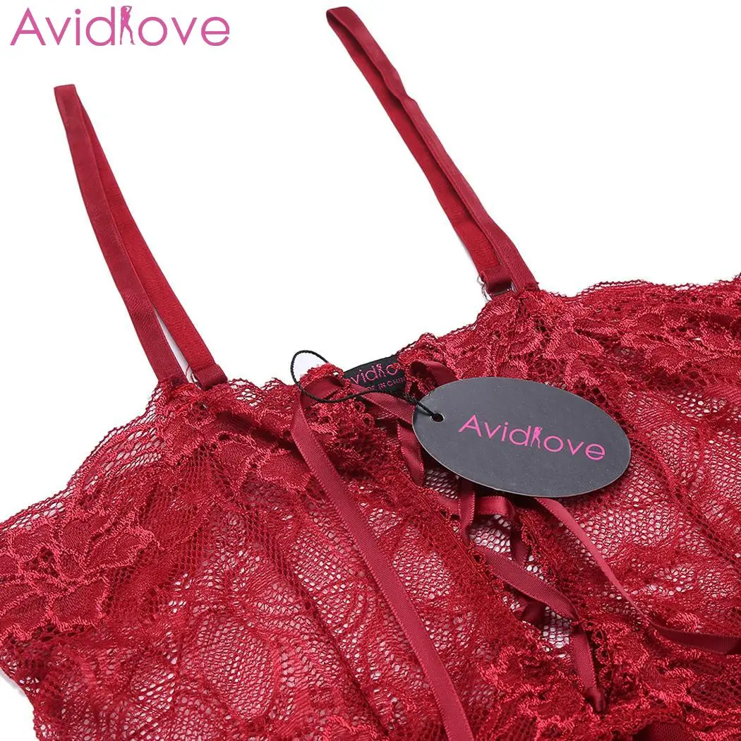 Avidlove Babydoll сексуальное женское нижнее белье горячее эротическое кружевное