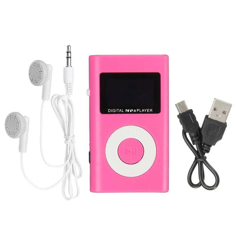 4 часа воспроизведения MP3-плеер USB клип 32 Гб слот карты Micro SD+ наушники оранжевый синий зеленый черный розовый напрямую подключить зарядку
