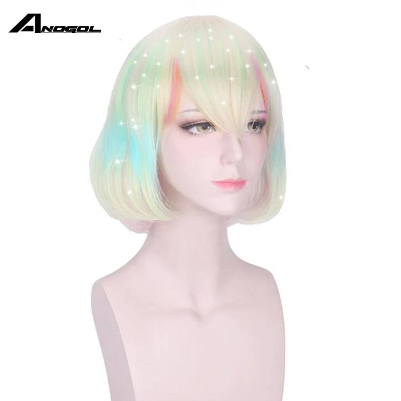 Anogol Land Of The Lustrous LHouseki no Kuni Diamond синтетические парики для косплея короткий боб