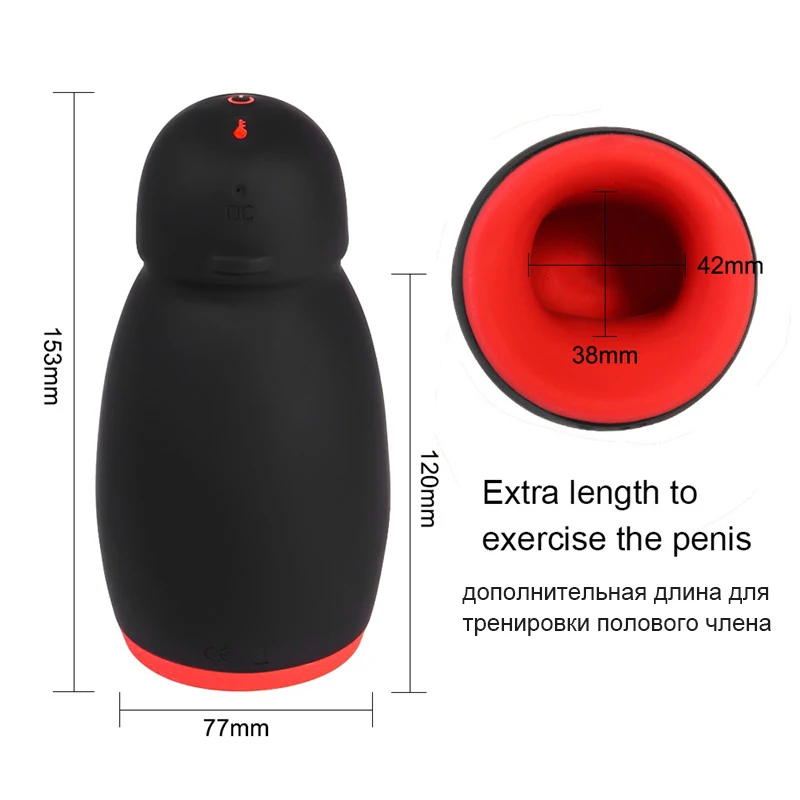 Heating Oral Sex Cup Smart Male Masturbation Vibrator 5 Speeds Penis Exercise Delay Massage Cup Suck Silicone Sex Toys for Men