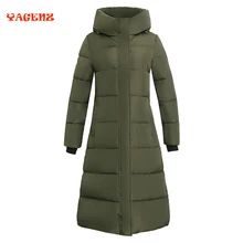 Winter Women Long Parkas Polyester Fiber 100% 2017 Winter Warm Big Pocket Fashion Turn Down Collar Casual Female Cotton Coat