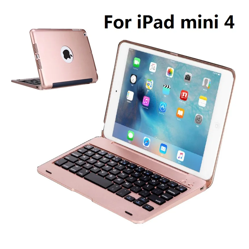 Новинка чехол из АБС пластика для iPad mini 4 клавиатуры Bluetooth беспроводная