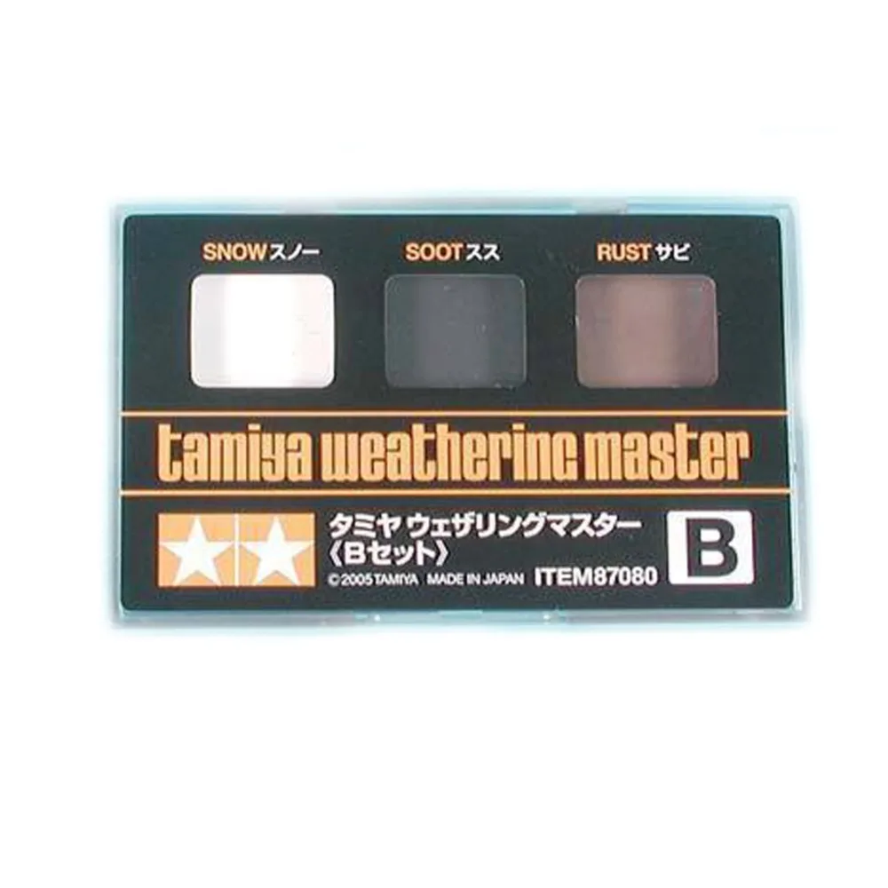 OHS Tamiya 87080 Model Weathering Master Type B Snow Soot Rust Hobby Model Supply Material