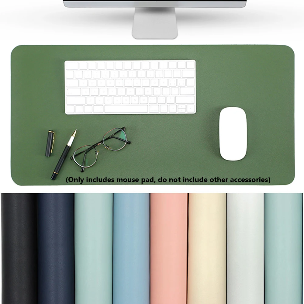 

1PC Top Quality Computer Desk Cushion Modern Table Game Keyboard Pad Large Leather Mouse Pad Soft Office Laptop Mat