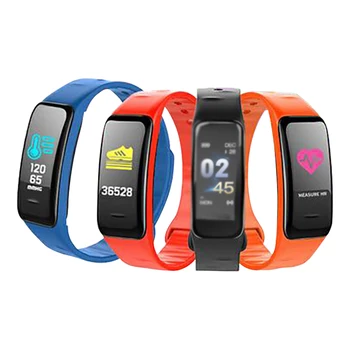

Bracelet C1 Color Screen Bluetooth Step Counter Smart Watch Sports Fitness Heart Rate Tracker Blood Pressure Watch Smart