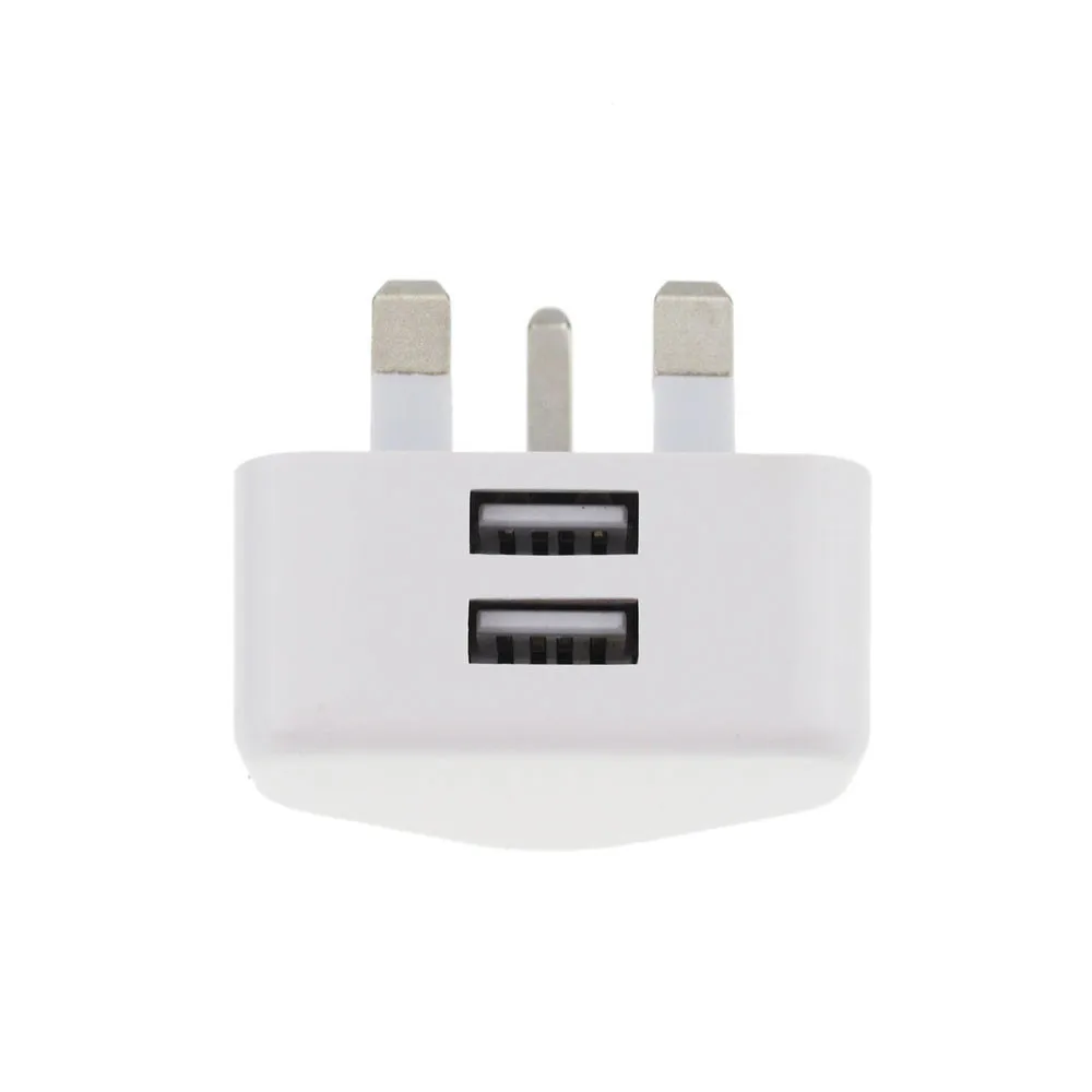 

USB Wall Charger 3PIN UK Plug USB Port AC Power 2A Adaptor For All Phones travel Fast charger For iPhone iPad Samsung