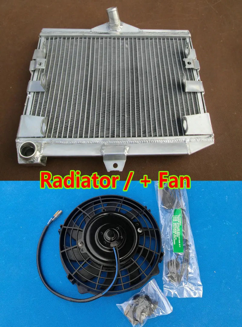 Алюминиевый радиатор для мотоцикла Yamaha V Max VMAX 1200 VMX1200 VMX12 1985 2007 V4 1197cc FAN 06 05 2004