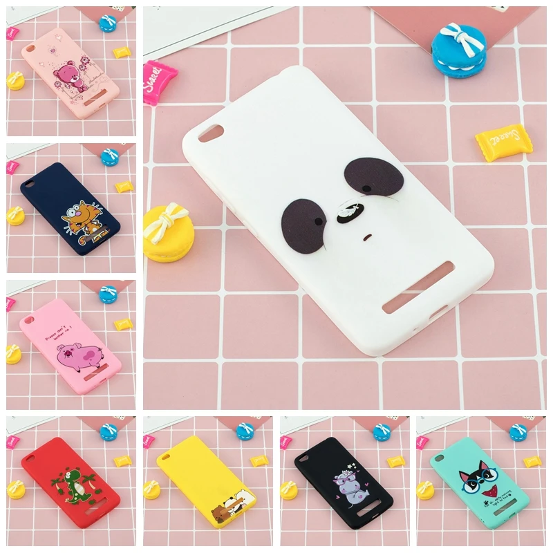 

For Xiaomi Redmi 4A Case Cover Soft Silicone Colored Phone Cover Case For Xiomi Redmi 4A a4 5.0 Phone Back Fundas Redmi 4A Case
