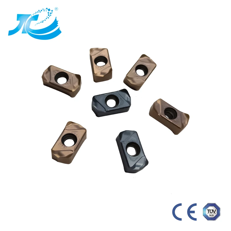 

2Pcs Carbide Insert Two Side Insert LNMU0303 Milling Inserts Tools CNC Tool Milling Cutter Copper/Black HRC55