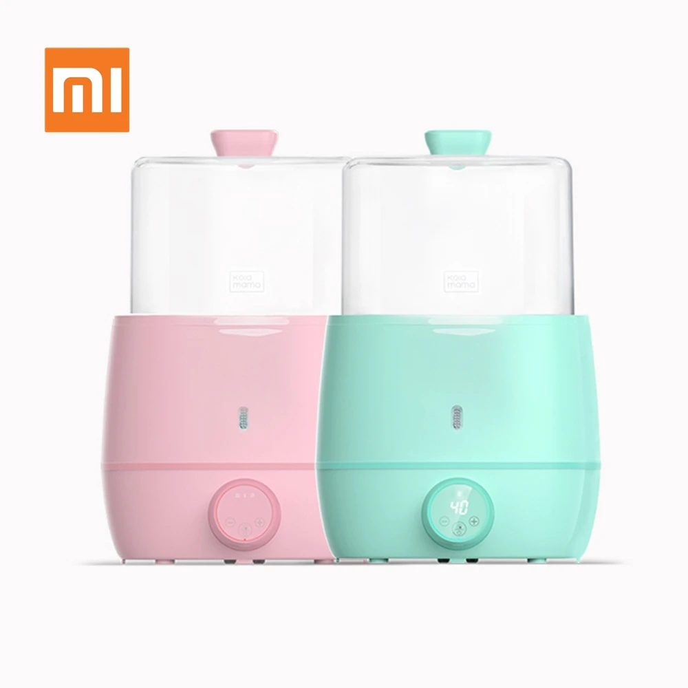 Xiaomi Kola Mama Подогреватель детских бутылочек для молока многофункциональная машина для подогрева молока две бутылки для молока стерилизатор термостат дезинфекция
