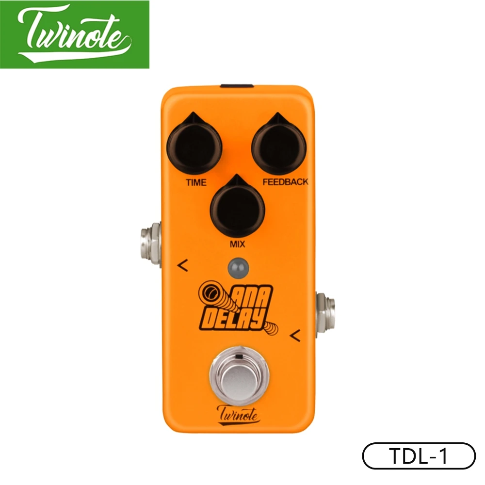 

Twinote TDL-1 Guitar Pedal With 800ms Delay Time Dynamic Creation Of Consecutive Sound Tap Tempo Function For Guitar Accessories