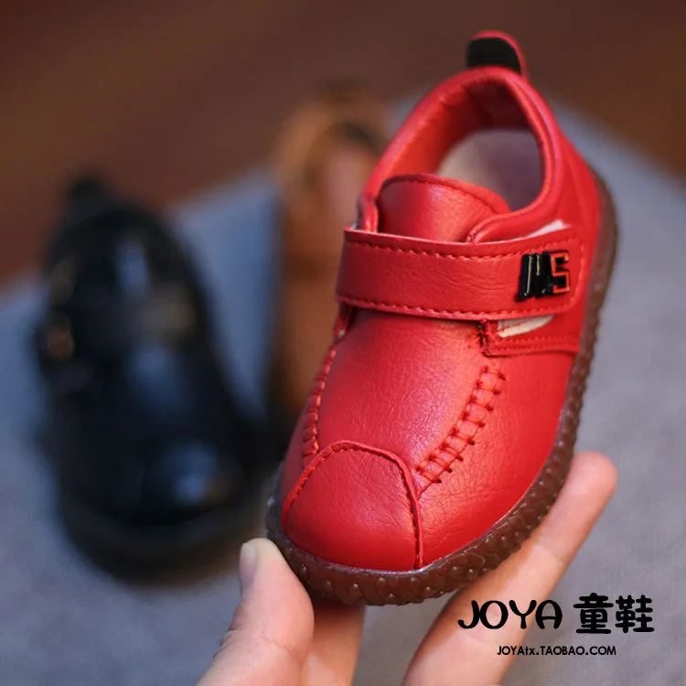

Spring and autumn baby infant leather shoes non-slip soft soled children leather shoes baby boys and girls toddler leather shoes