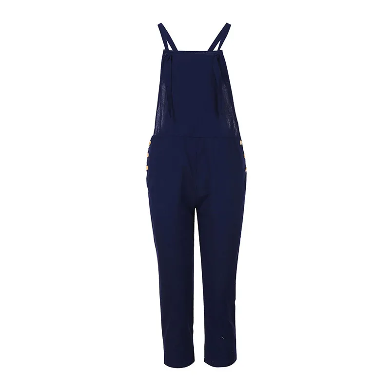 Fashion summer jumpsuit woman 2018Spaghetti Strap Wide Legs Bodycon Jumpsuit Trousers Clubwear Romper pantaloni siamesi Y26#N (10)