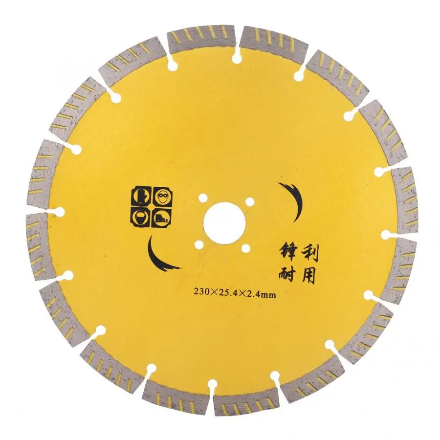 

Woodworking Cutting Tool Premium 235*25.4*2.4mm Diamond Circular For Ceramic Porcelain Tile Cutting
