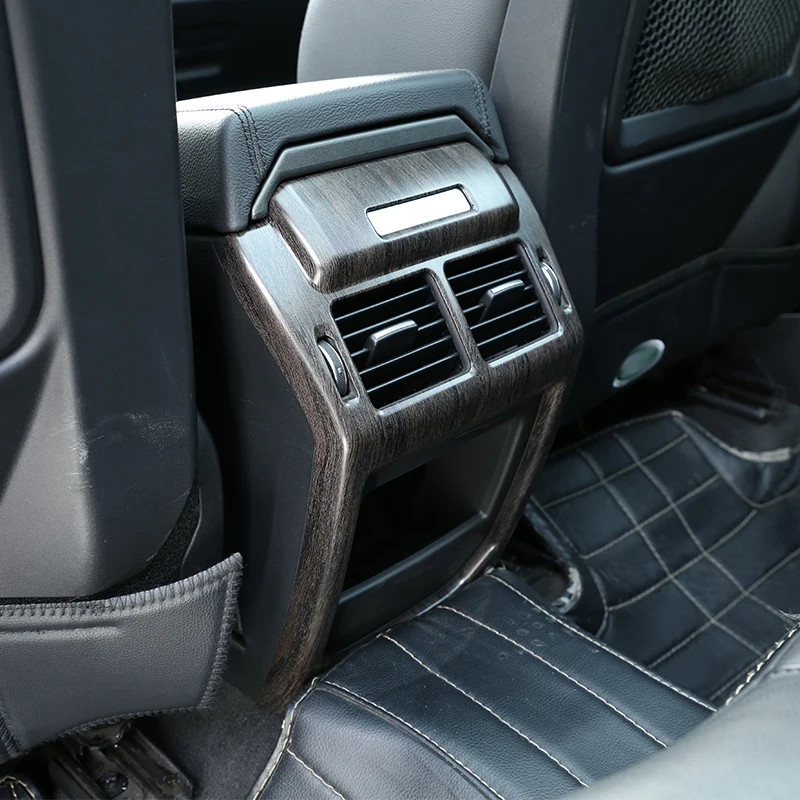 Для Land rover Range Rover Evoque 2012- дубовая древесина, интерьер автомобиля, задний ряд, кондиционер, вентиляционная рама, отделка, аксессуар