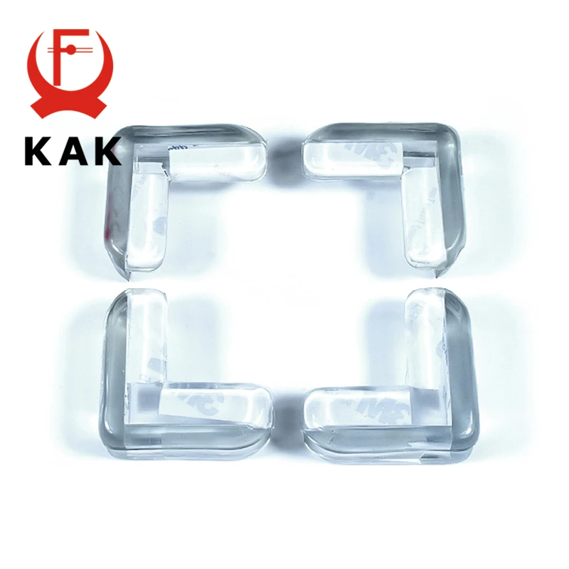 KAK 4 шт. детская Силиконовая защита для углов стола детей|Подкладки под мебель| |