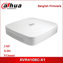 Сетевой видеорегистратор Dahua XVR4108C-X1 8-канальный сетевой видеорегистратор пятиядерный ГП брод 720P Smart 1U цифрового видео Регистраторы поддерживает HDCVI/AHD TVI/CVBS/IP видео входов