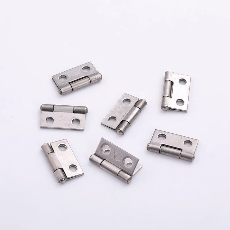 Kitchen Furniture 4 Hole 1 Inch Stainless Steel Thick Hinge / Furniture Hinge Length And Width 25*25*1.05 Hardware Accessories