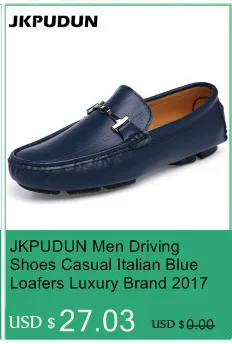 JKPUDUN/итальянские модные мужские туфли из натуральной кожи повседневные Лоферы роскошного бренда дизайнерская мужская обувь на плоской подошве для вождения эспадрильи Skor