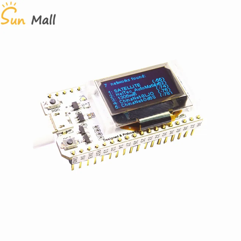 Wifi Esp32 Development Board 0.96 Inch Blue Oled Display Internet Of ...