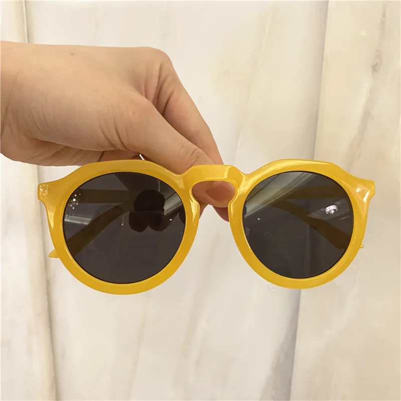 New jelly color sunglasses female tide retro UV protection eyewear sunglasses