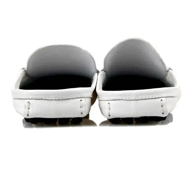 Горячая распродажа Мужская повседневная слипоны обувь комфорт домашние тапочки пляж белый высокое качество плоские черный - Цвет: white