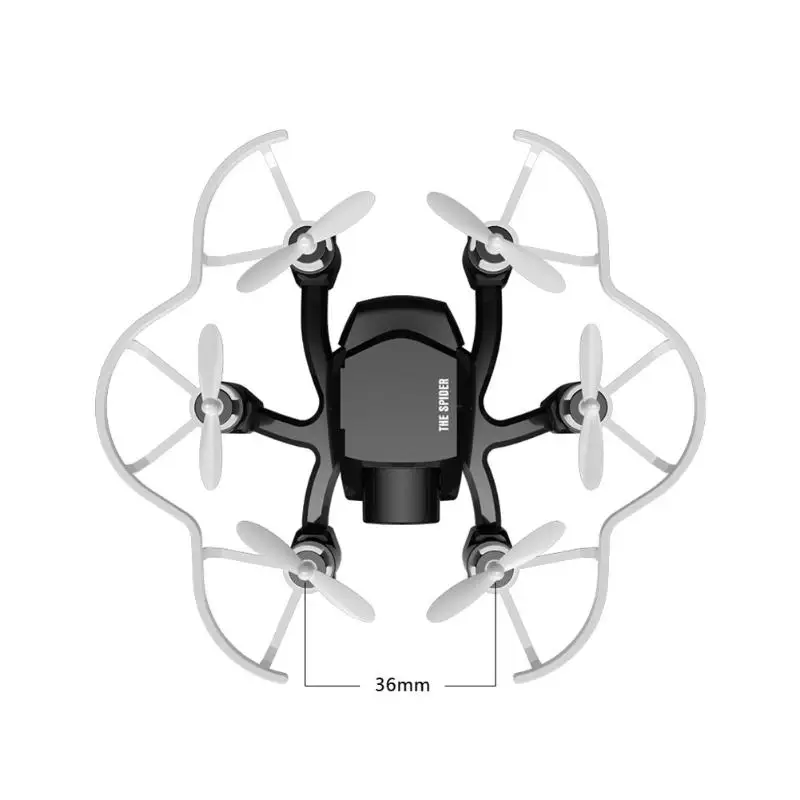 FQ777-126C Мини Паук 2,4 ГГц RC вертолеты с 2.0MP HD камерой двойной режим управления один ключ, чтобы вернуть готовый к использованию Радиоуправляемый гексакоптер