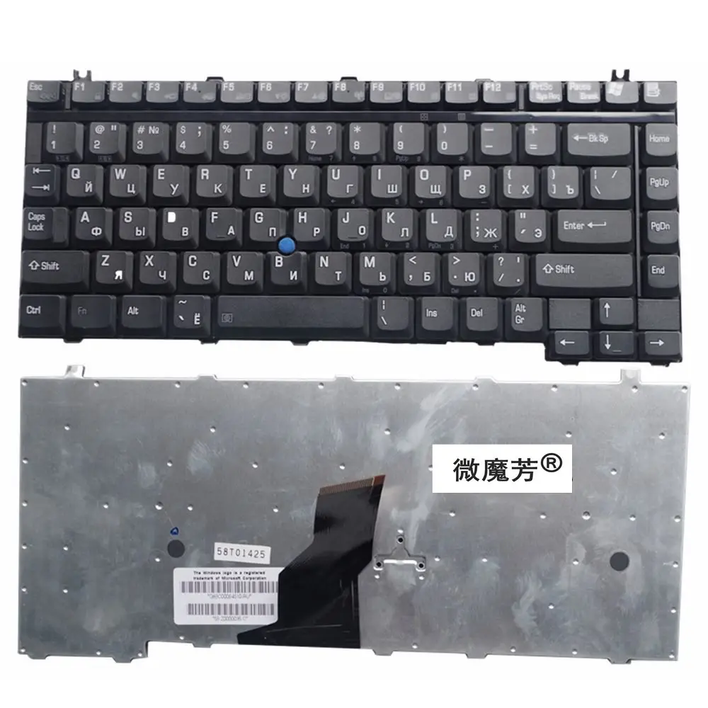 

RU black New FOR Toshiba M20 TE2000 TE2100 TE2300 TE6100 9000 9100 Laptop Keyboard Russian