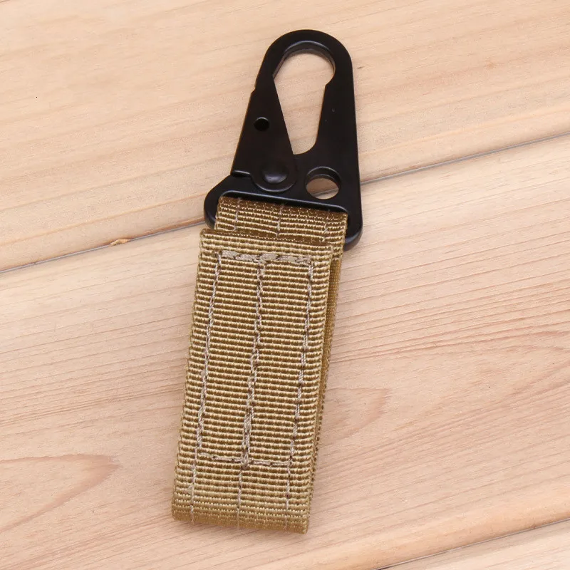 التكتيكية العسكرية الخصر حزام هوك مع مفتاح سلسلة حلقة في الهواء الطلق التخييم المشي لمسافات طويلة تسلق اكسسوارات