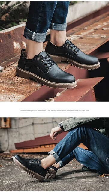 2018 Men Casual Leather Shoes Men Martins Leather Shoes Work Safety Shoes Winter Waterproof Ankle Botas 23 2495713072-20