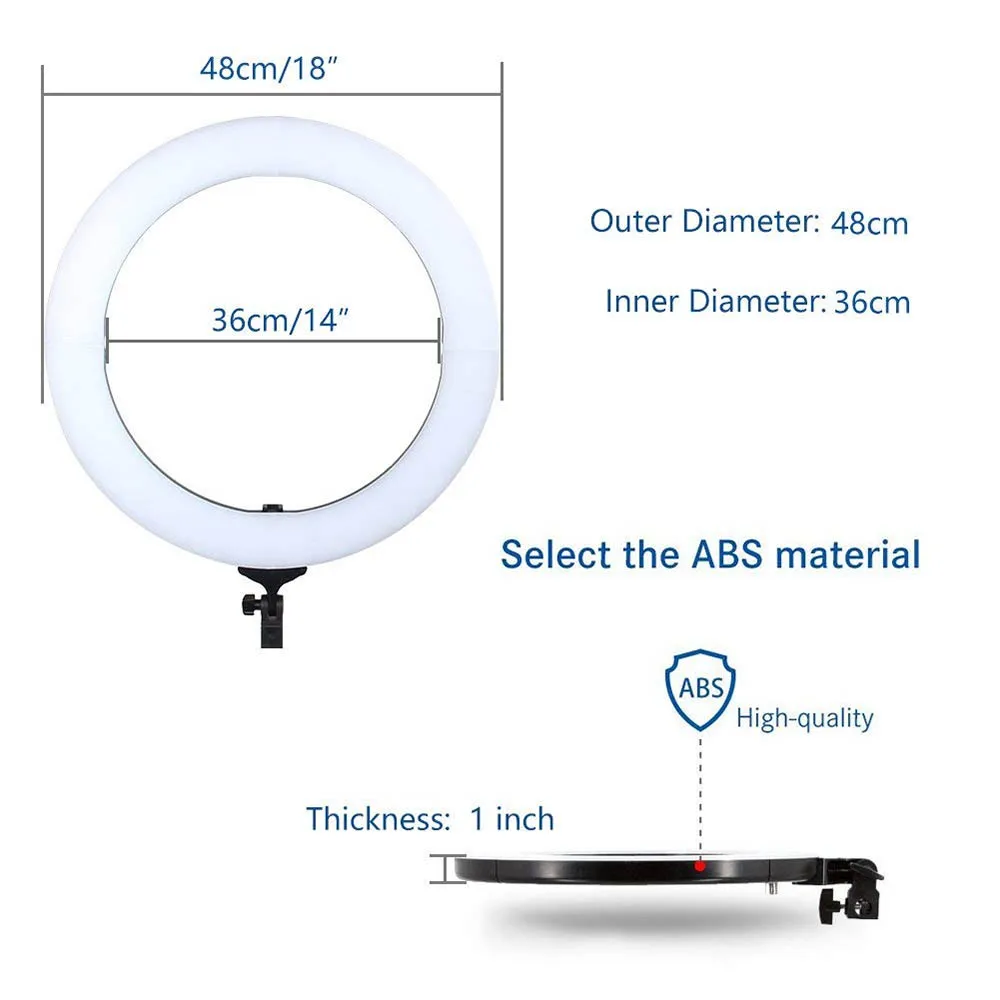 Zomei 1" светодиодный кольцевой светильник ing Kit с светильник-подставкой для телефона камеры макияж Youtube Автопортрет видеосъемка