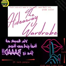 Neo n ночной знак для пользовательских neo 3 шт. дисплей neo n огни украшения комнаты пользовательские стеклянные лампы рекламировать Letrero neo n enseigne lumine